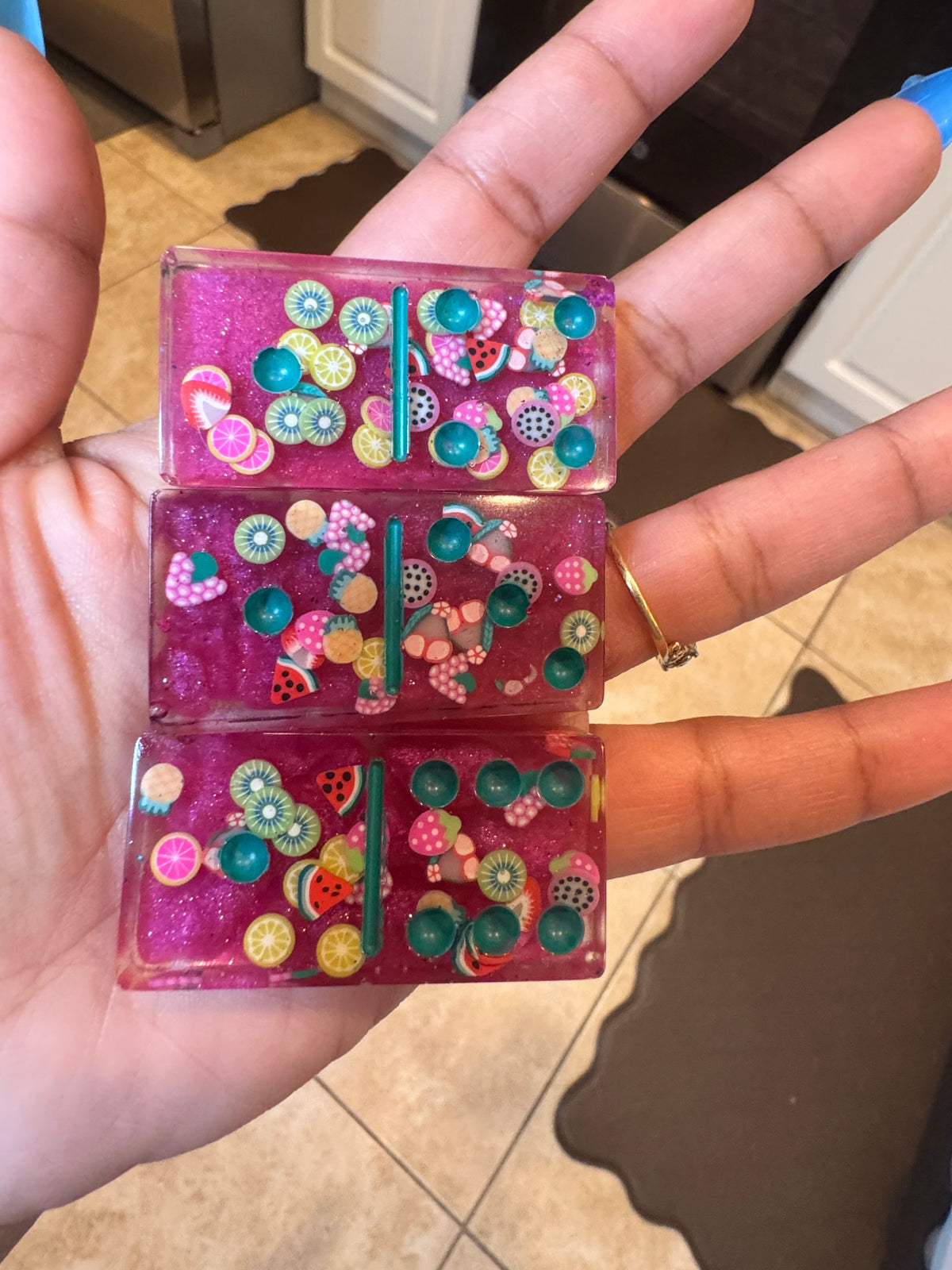 Fruit Cocktail Domino set