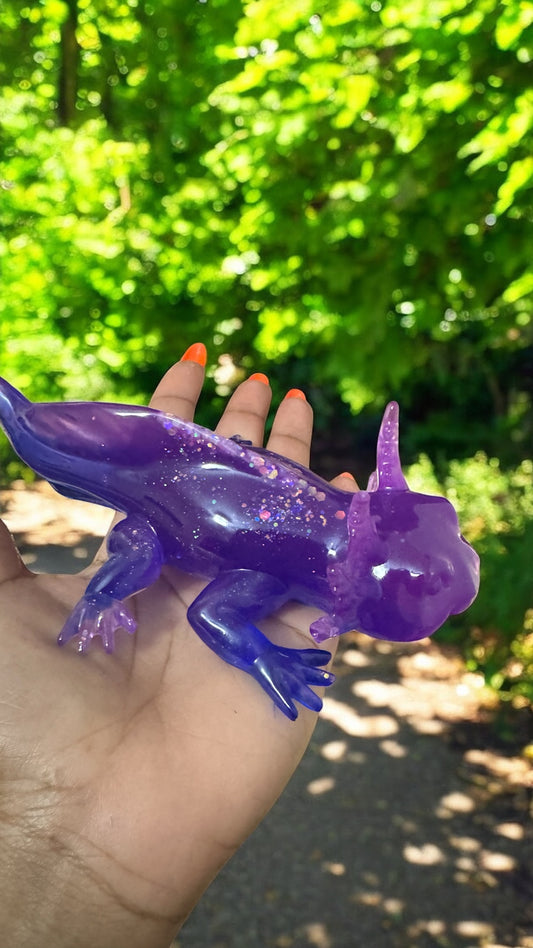 Kustom glowing axolotl