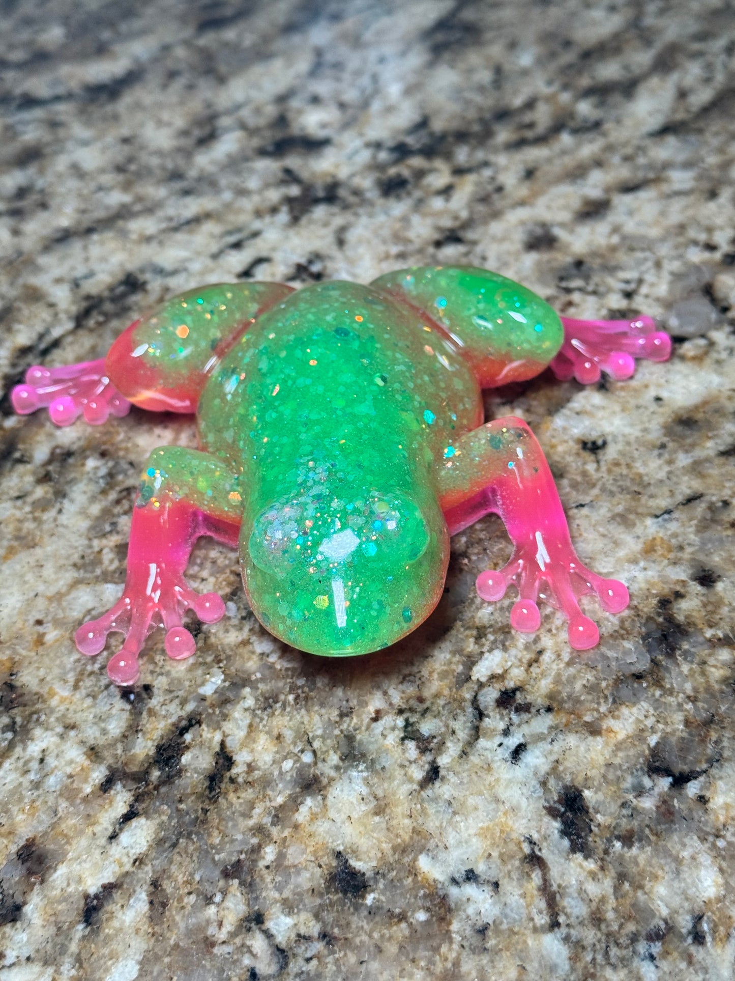 Kustom glowing
 frog